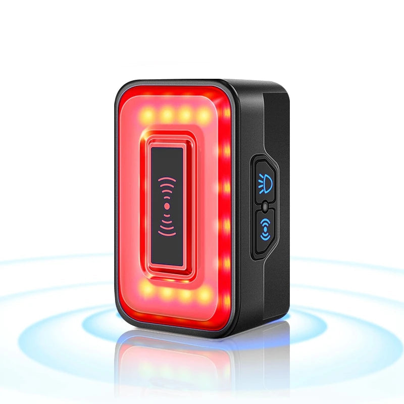 UrbanRide™ Slim Radar Fiets Achterlicht met Remsensor – 30m Detectie & IPX64 Waterdic